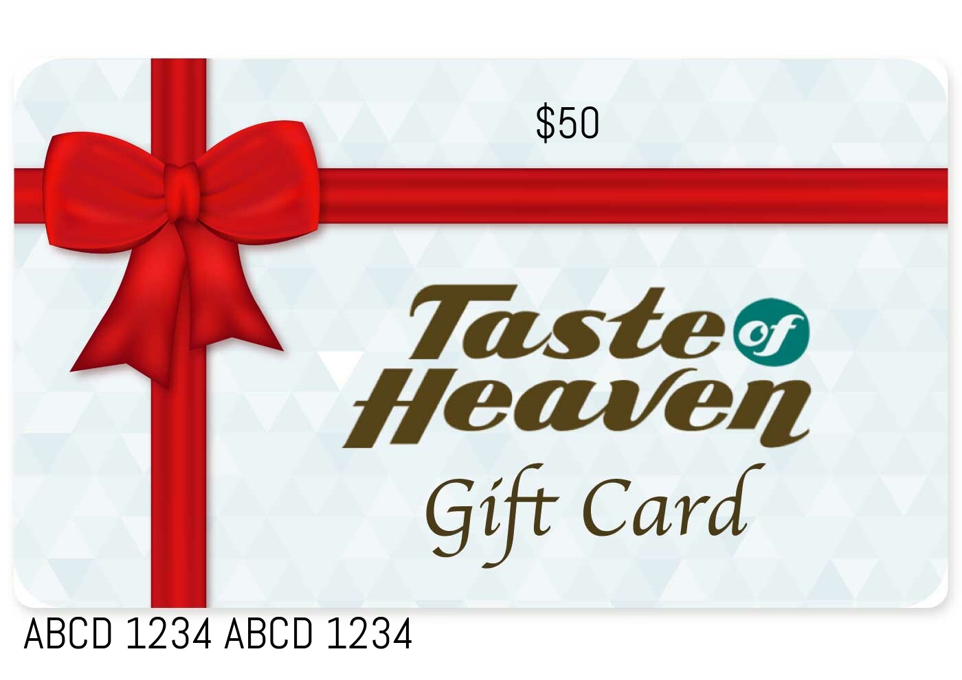 Taste of Heaven Gift Card